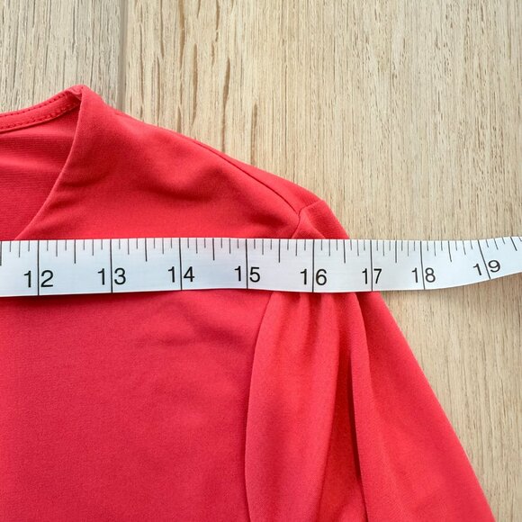 Chicoβs Ultimate Tee π Asymmetrical Hem Top β Coral Pink, Size 1 (M/L) πΈβ¨ - Picture 9 of 12